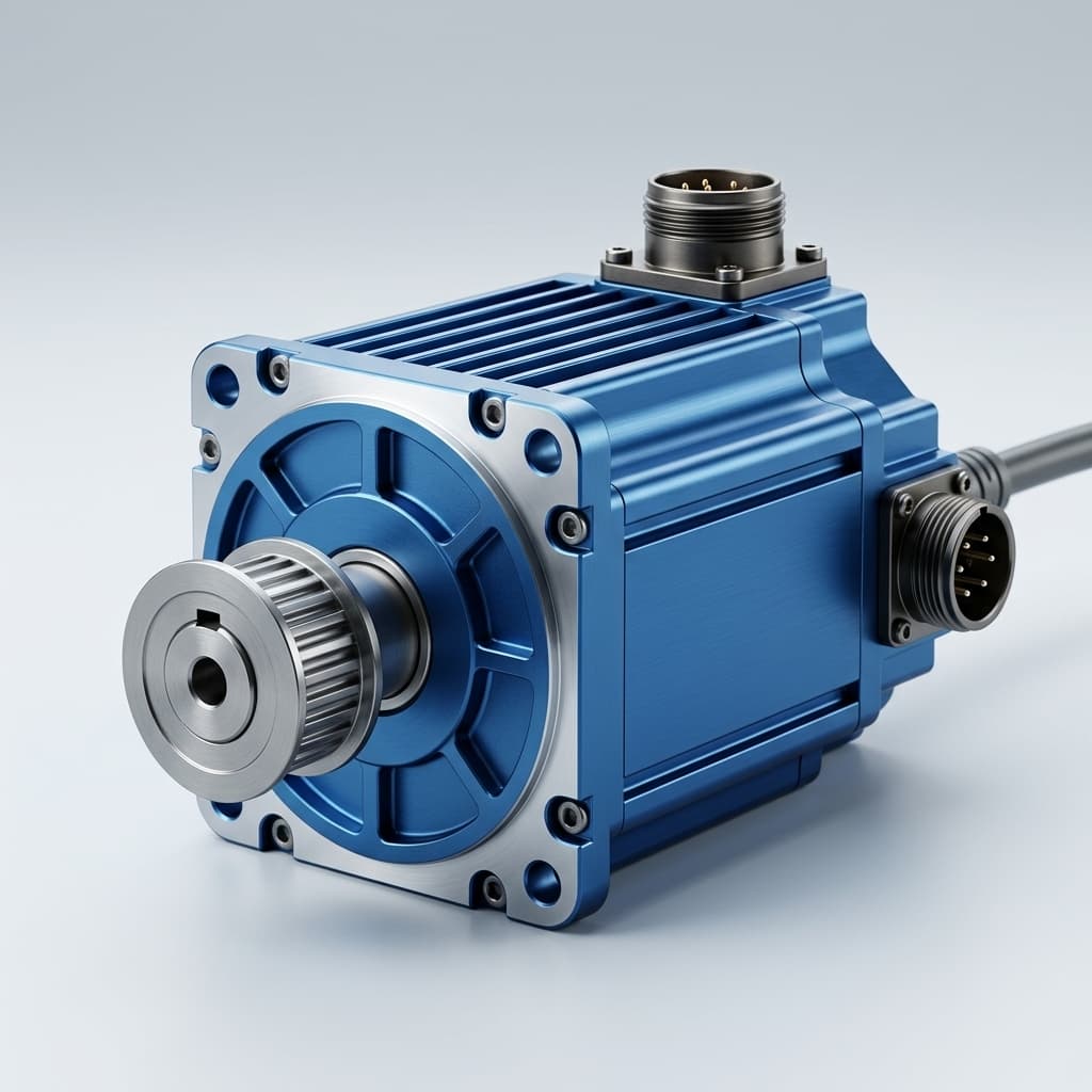 Industrial motor cutaway for OEM engineering review