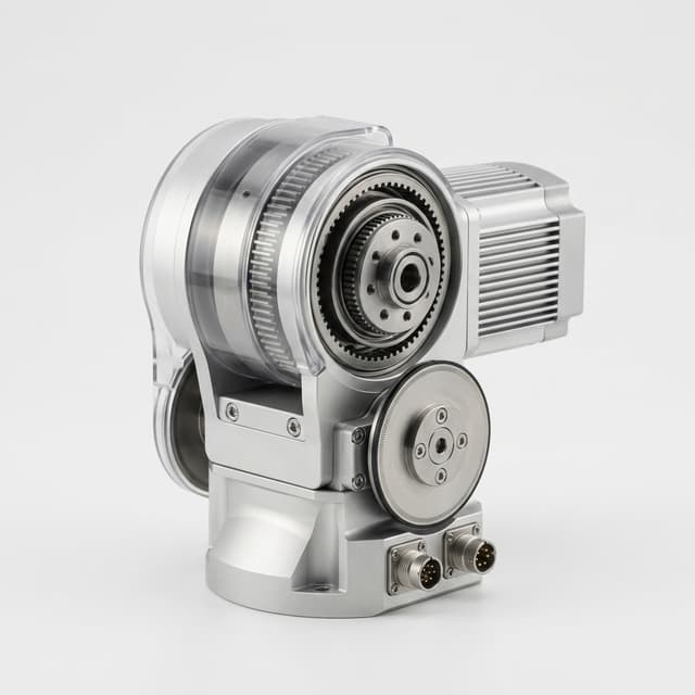 Integrated robot joint motor module with compact housing