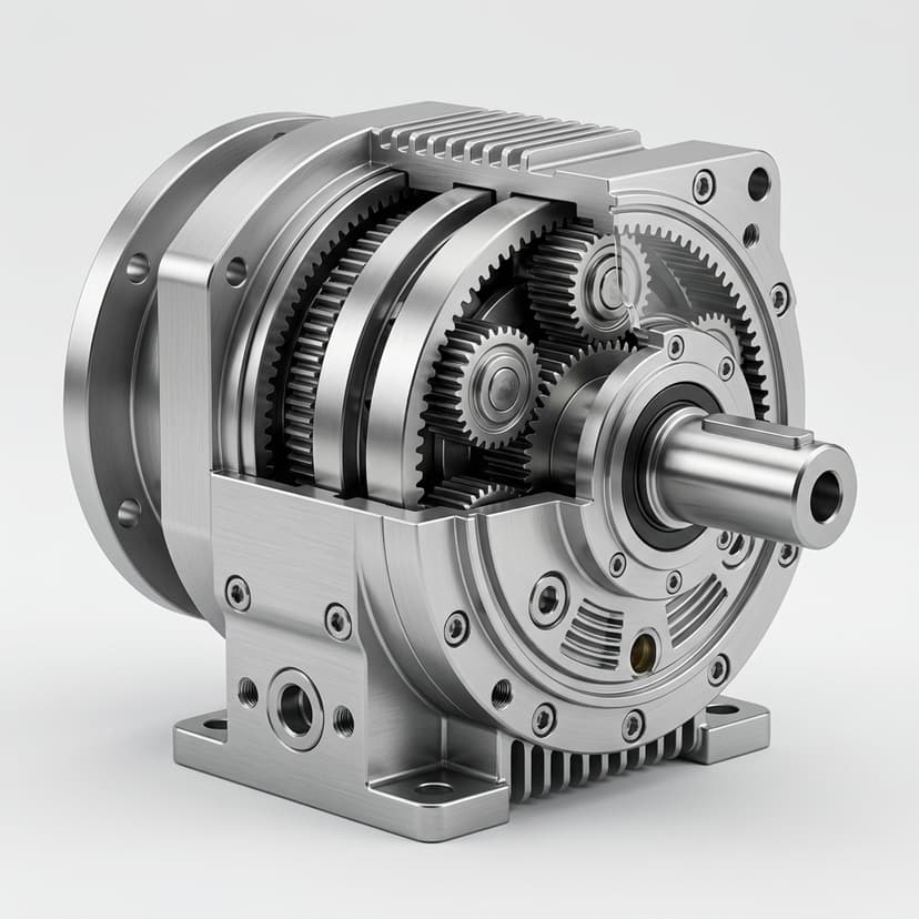 Planetary gearbox for low ratio geared motor integration