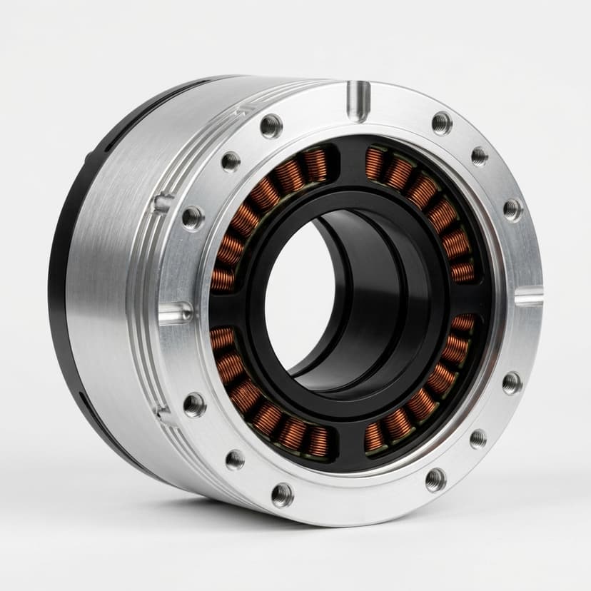 QDD hollow shaft motor for robot joint integration