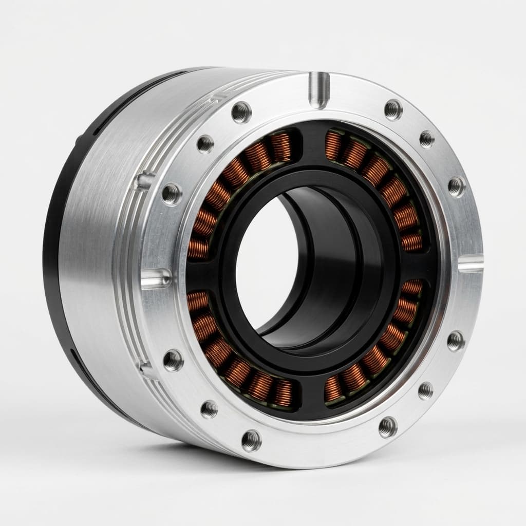 QDD hollow shaft motor for robot joint integration