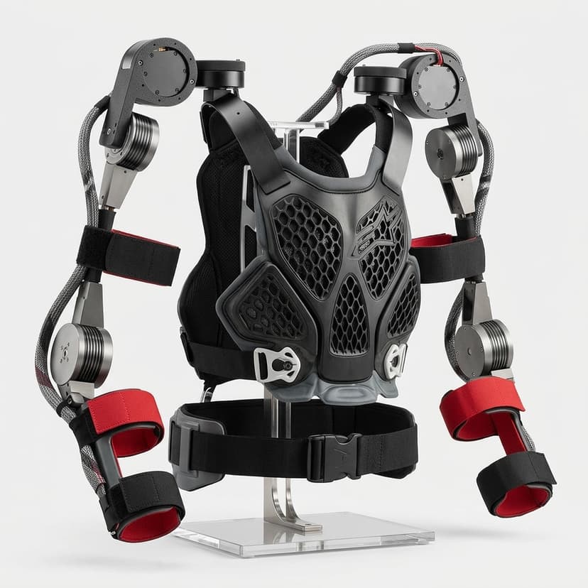Robotic arm motor for shoulder and elbow axes