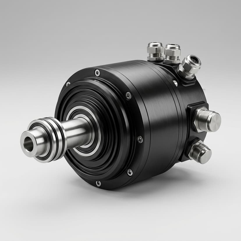 Sealed stainless steel motor assembly